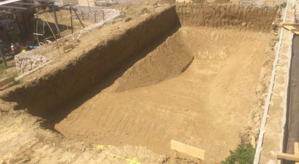 Terrassement pour piscine