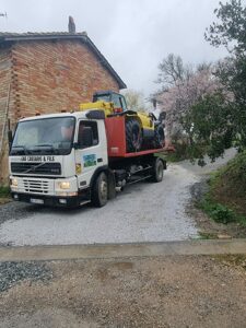 Transport de tracteur