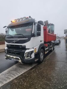 Transport de tractopelle